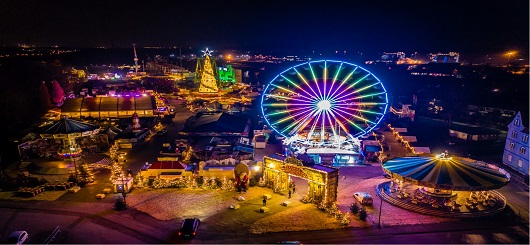Cranger Weihnachtszauber Abendpanorama Cranger Weihnachtszauber Abendpanorama