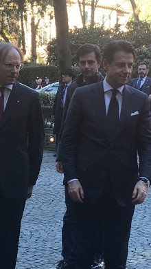 Italian President of the Council of Ministers Giuseppe Conte